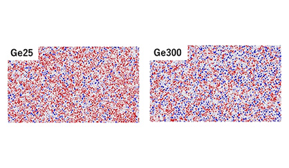 Figure. Distribution of atomic rings extracted from TEM images